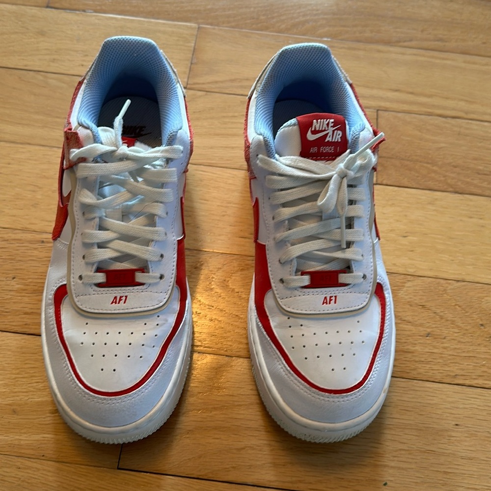 Air Force one red Nike never worn